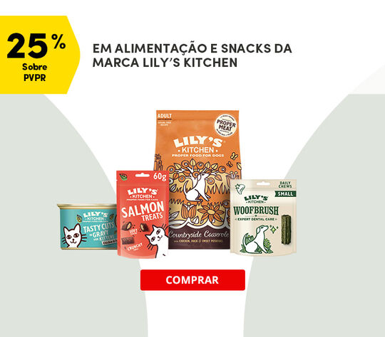25% na marca Lily's Kitchen